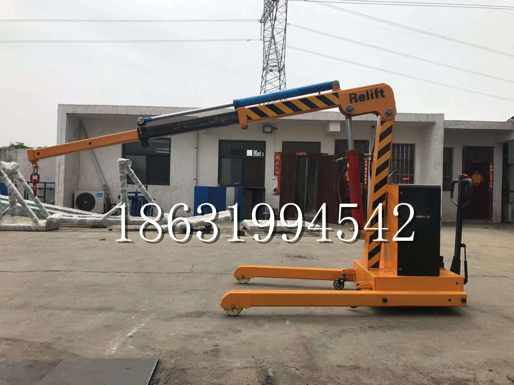 西贡区久征定做3吨三轮随车吊 农用园林绿化移树吊 平板工程用小吊机