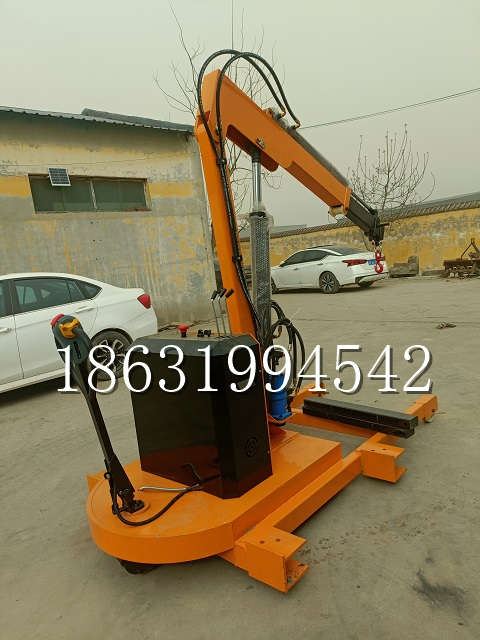 西贡区自卸车厢随车吊 自制轮式四不像起重机 四驱平板吊 5吨 贵盛