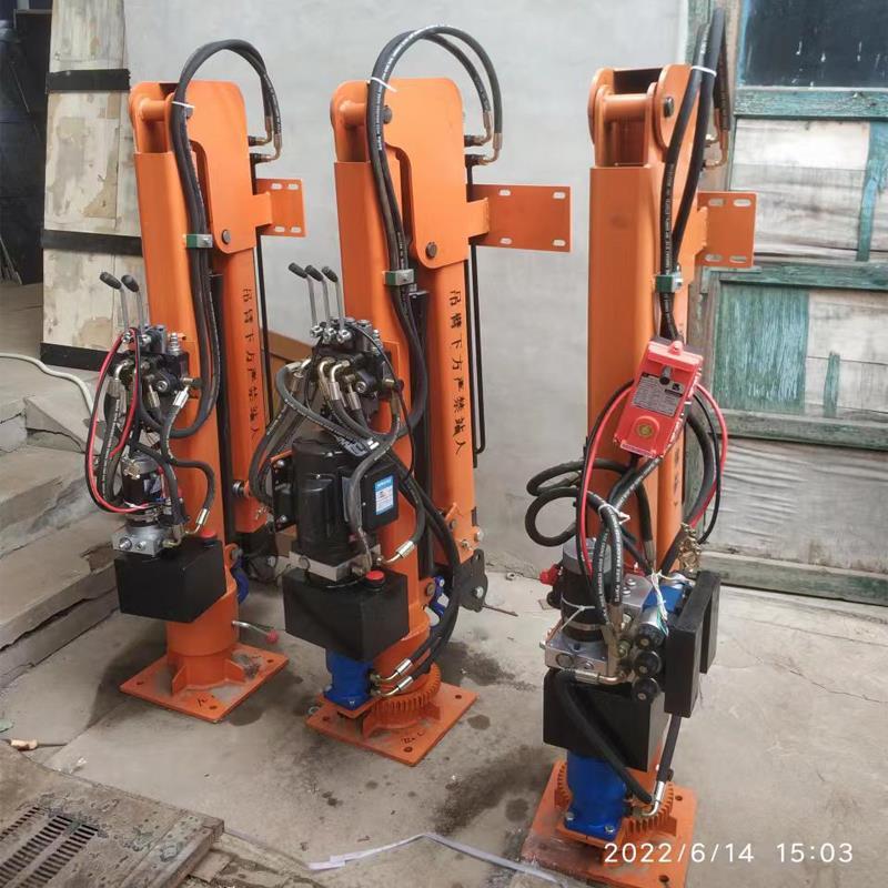 西贡区重汽蓝牌随车吊 3.2吨 国六动力强 液压驱动 农用自卸起重机